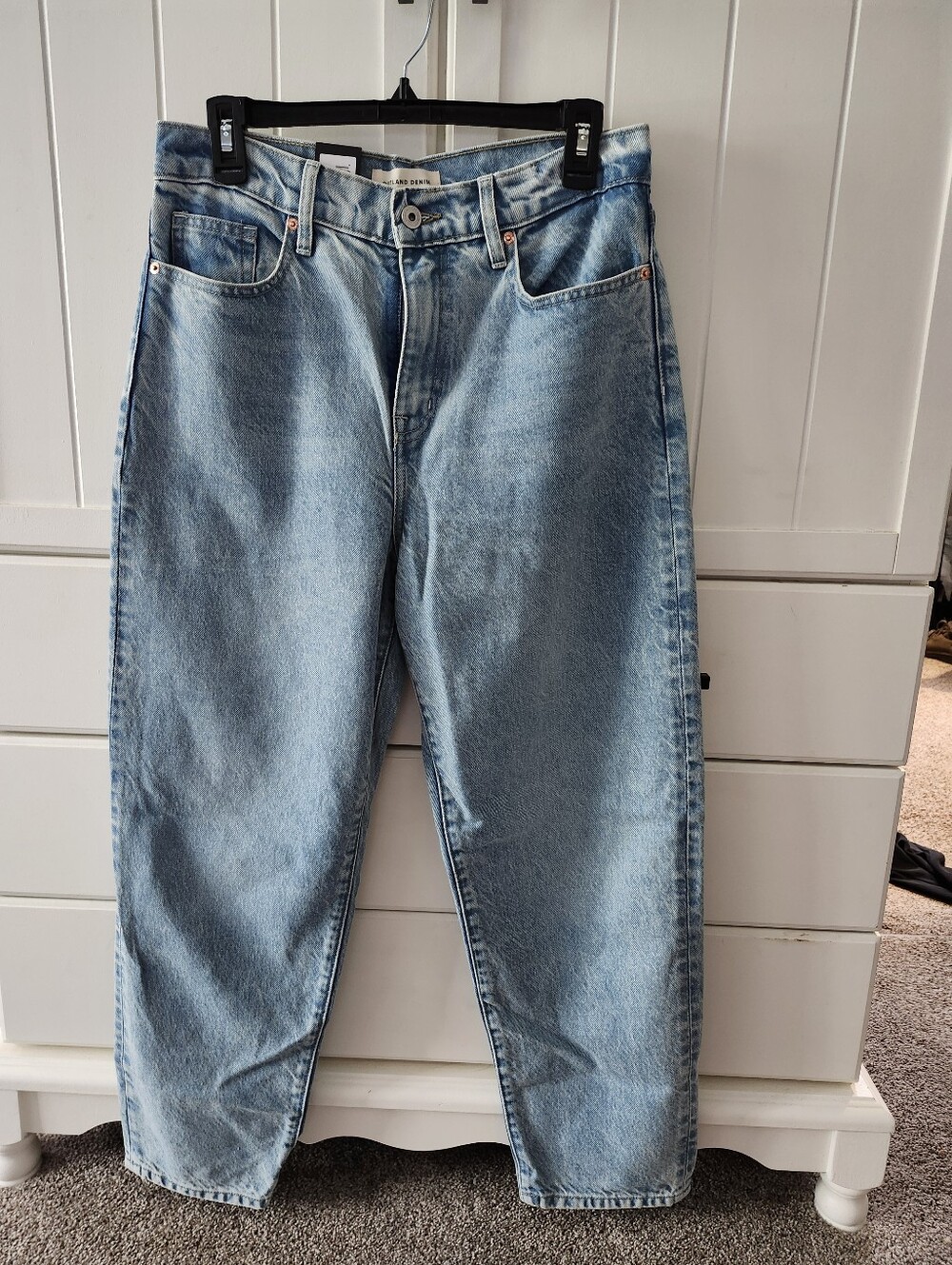 Outland Denim Light Blue Womans Barrel  Relaxed Fit Jeans Sz 29